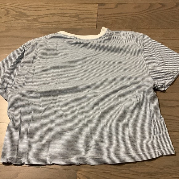 Brandy Melville Striped Oversized Tee - Picture 3 of 3